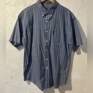 Men’s Ralph Lauren Chaps Short Sleeve Button Down aid Shirt